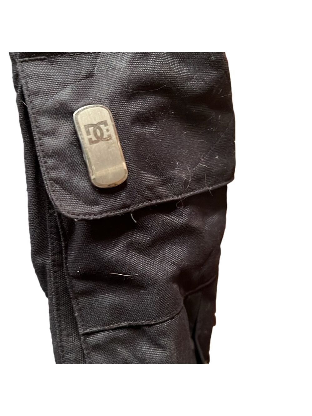 DC Ski Pants, Kids M, Adj waist 12.5”, L32”, Canvas outside, zip pockets (T6) - Picture 5 of 13